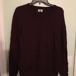 Men’s M Old Navy Sweater (Cranberry)